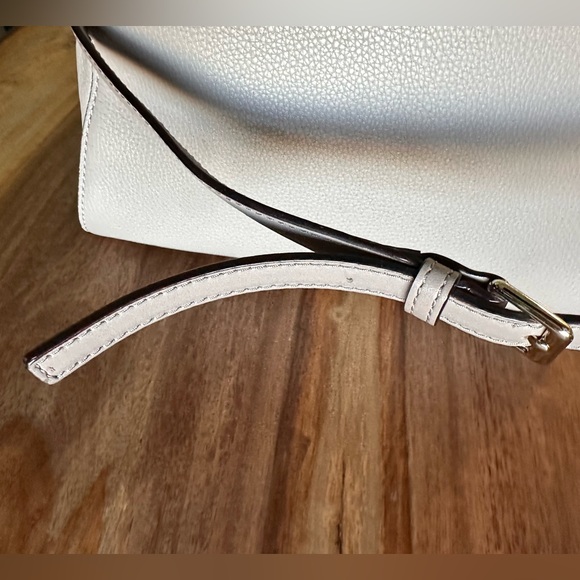 Kate Spade NISHA Atwood Zip purse cityscape pebbled Leather handles & strap gray - Picture 10 of 17